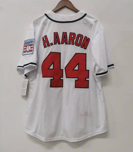 Hank Aaron Atlanta Milwaukee Braves Jersey 1963 Mitchell & Ness