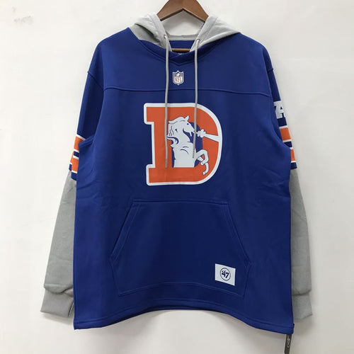 Denver Broncos Retro throwback logo Official NFL 47 brand hoodie