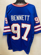 Cornelius Bennett autographed Buffalo Bills Custom jersey JSA Witnessed COA