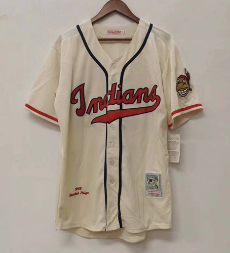 Satchel Paige Cleveland Indians Jersey Mitchell & Ness