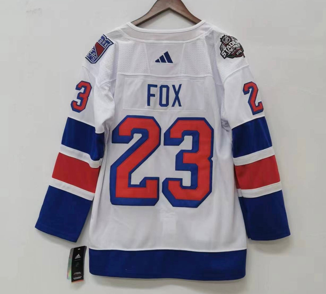 Adam Fox New York Rangers Jersey 2024 Winter Classic