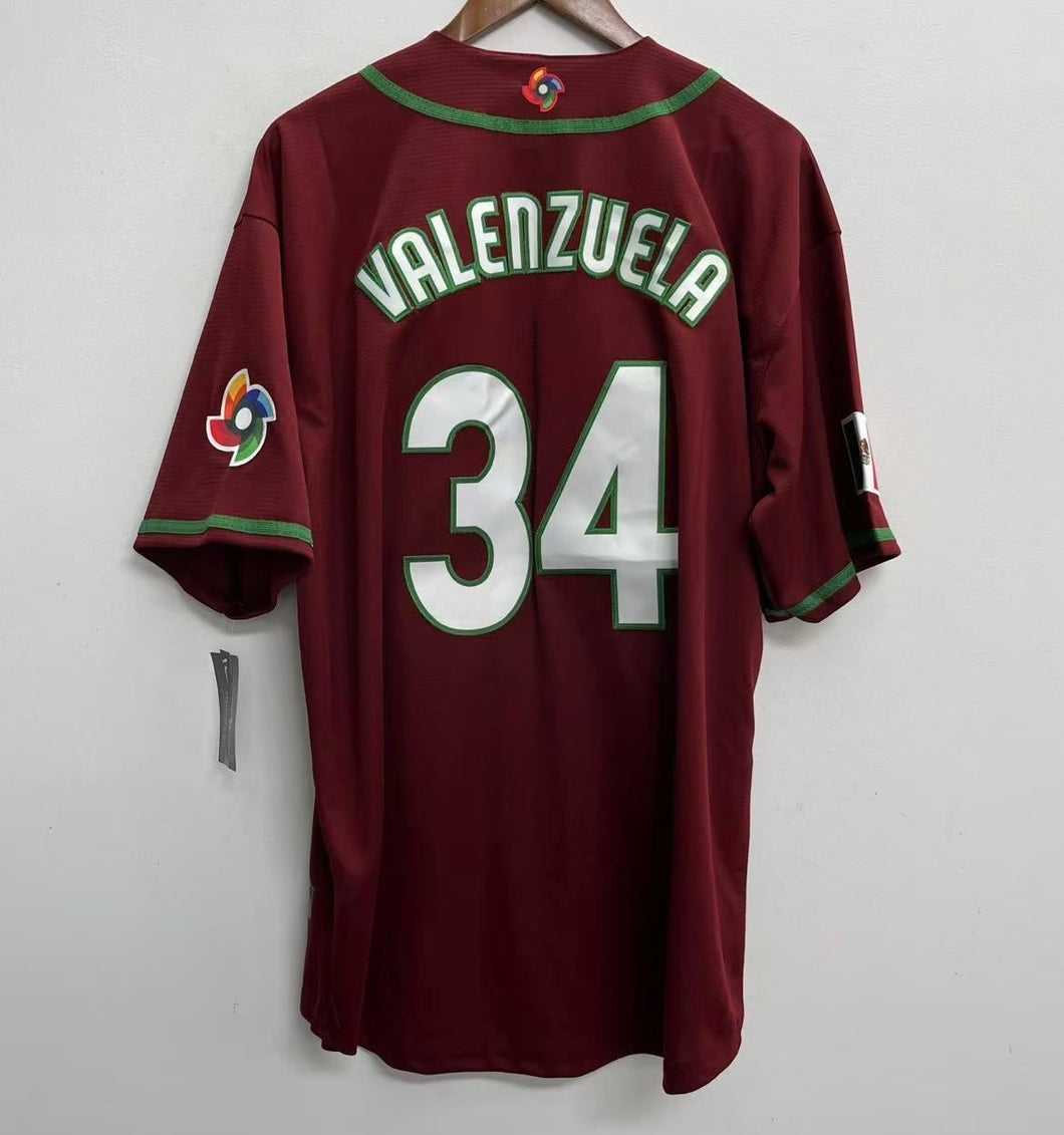 Fernando Valenzuela Mexico YOUTH KIDS Official Nike jersey