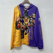 Minnesota Vikings lightweight hoodie Animated graphics
