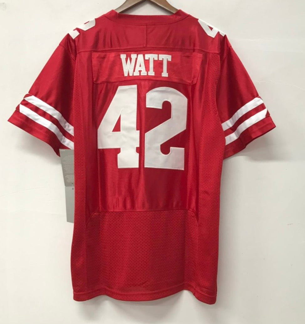 T.J. Watt Wisconsin Badgers Official NCAA Under Armour Jersey