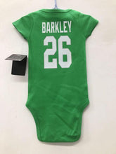 Philadelphia Eagles Saquon Barkley baby onesie creeper snap suit b/t  Kelly Green