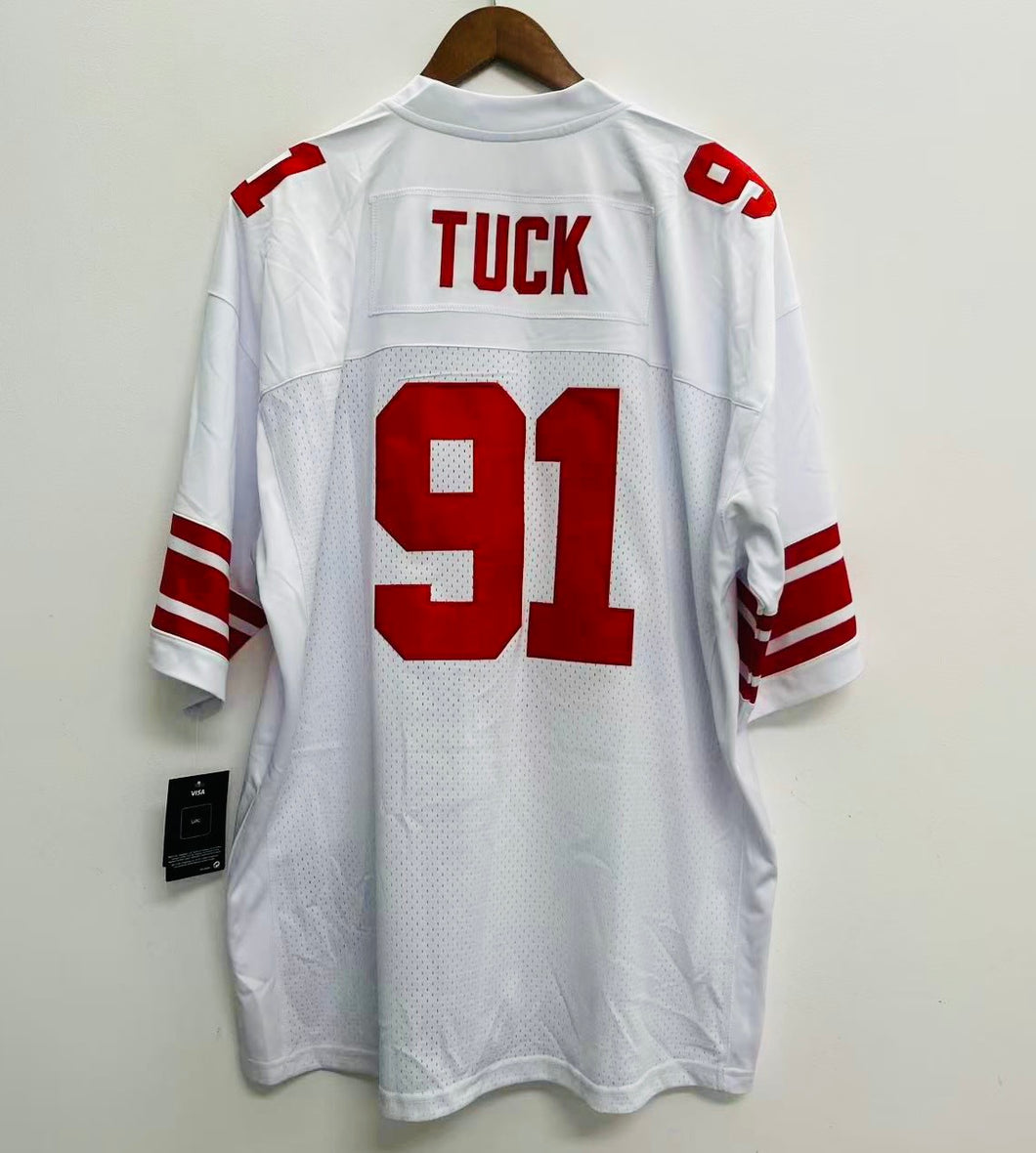 Justin Tuck New York Giants Official NFL Mitchell & Ness Super Bowl Jersey
