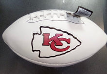 Kansas City Chiefs Full Size logo Autograph Signature Football