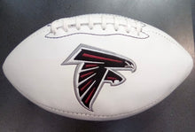 Atlanta Falcons Full Size logo Autograph Signature Football