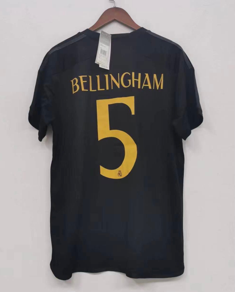 Jude Bellingham Real Madrid 2024 Soccer Futbol Jersey adult sizes black