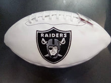 Las Vegas Raiders Full Size logo Autograph Signature Football