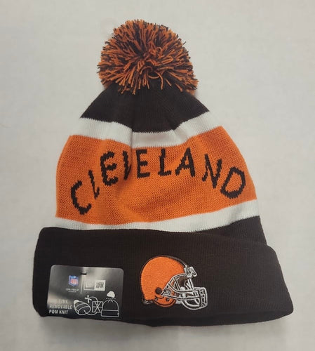 Cleveland Browns NFL New Era winter Hat with Pom Pom