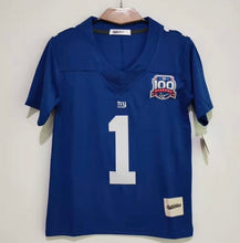 Malik Nabers YOUTH New York Giants Jersey 100 years patch Classic Authentics