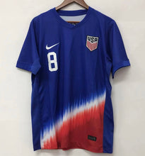 Nike USMNT 2024 American Icon Away Weston McKennie 8 Stadium Jersey Soccer futbol