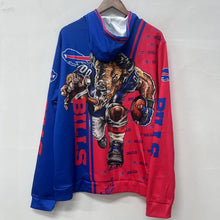 Buffalo Bills lightweight hoodie Animated graphics