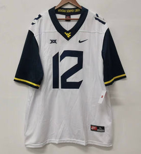 Geno Smith West Virginia Mountaineers Jersey NIKE white