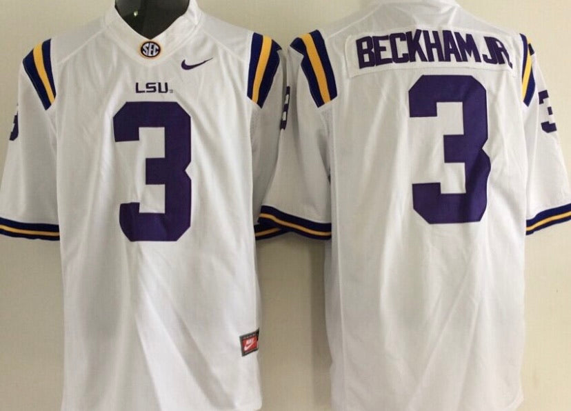 Odell Beckham Jr. LSU Jersey White – Classic Authentics