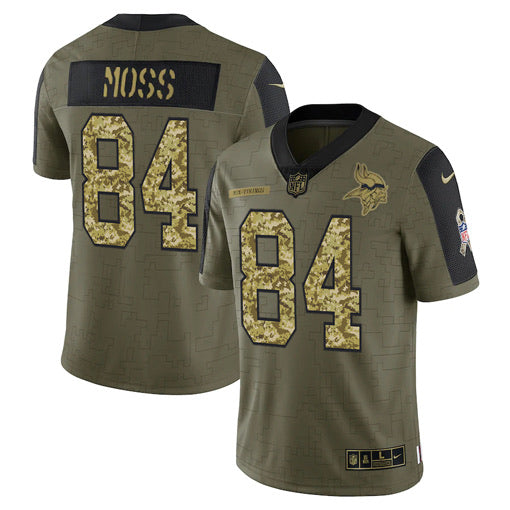 Randy Moss Minnesota Vikings Nike Salute to Service Jersey*
