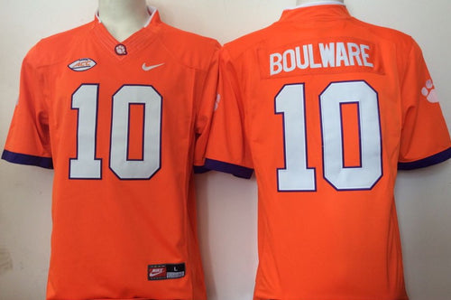 Ben Boulware Clemson Tigers Jersey Orange NIKE