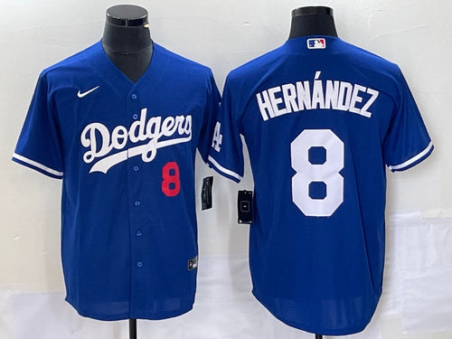 Kike Enrique Hernandez Los Angeles Dodgers Jersey blue