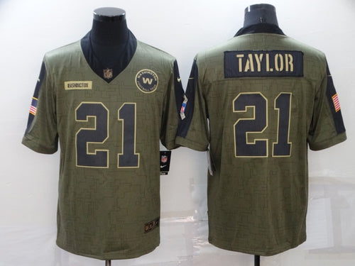 Sean Taylor Washington military salute to service Jersey