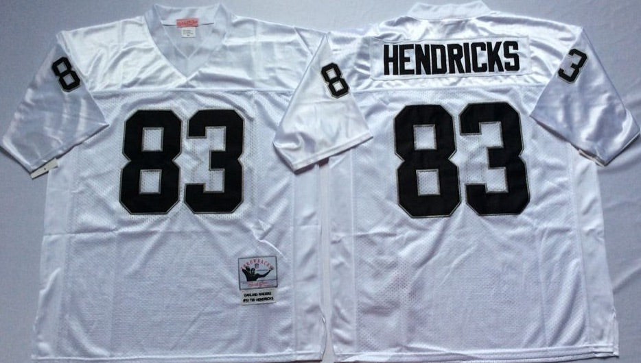 Ted Hendricks Oakland Raiders Jersey white