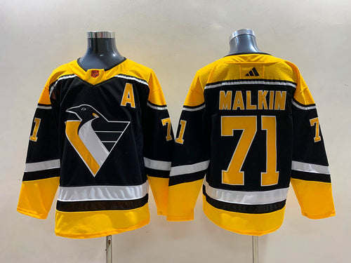 Evgeni Malkin Pittsburgh Penguins Jersey black