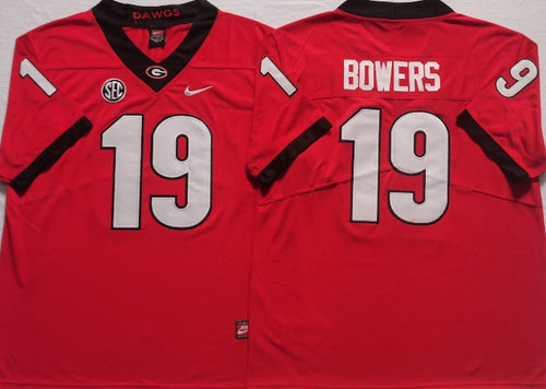 Brock Bowers Georgia Bulldogs Official NCAA Nike  Jersey red