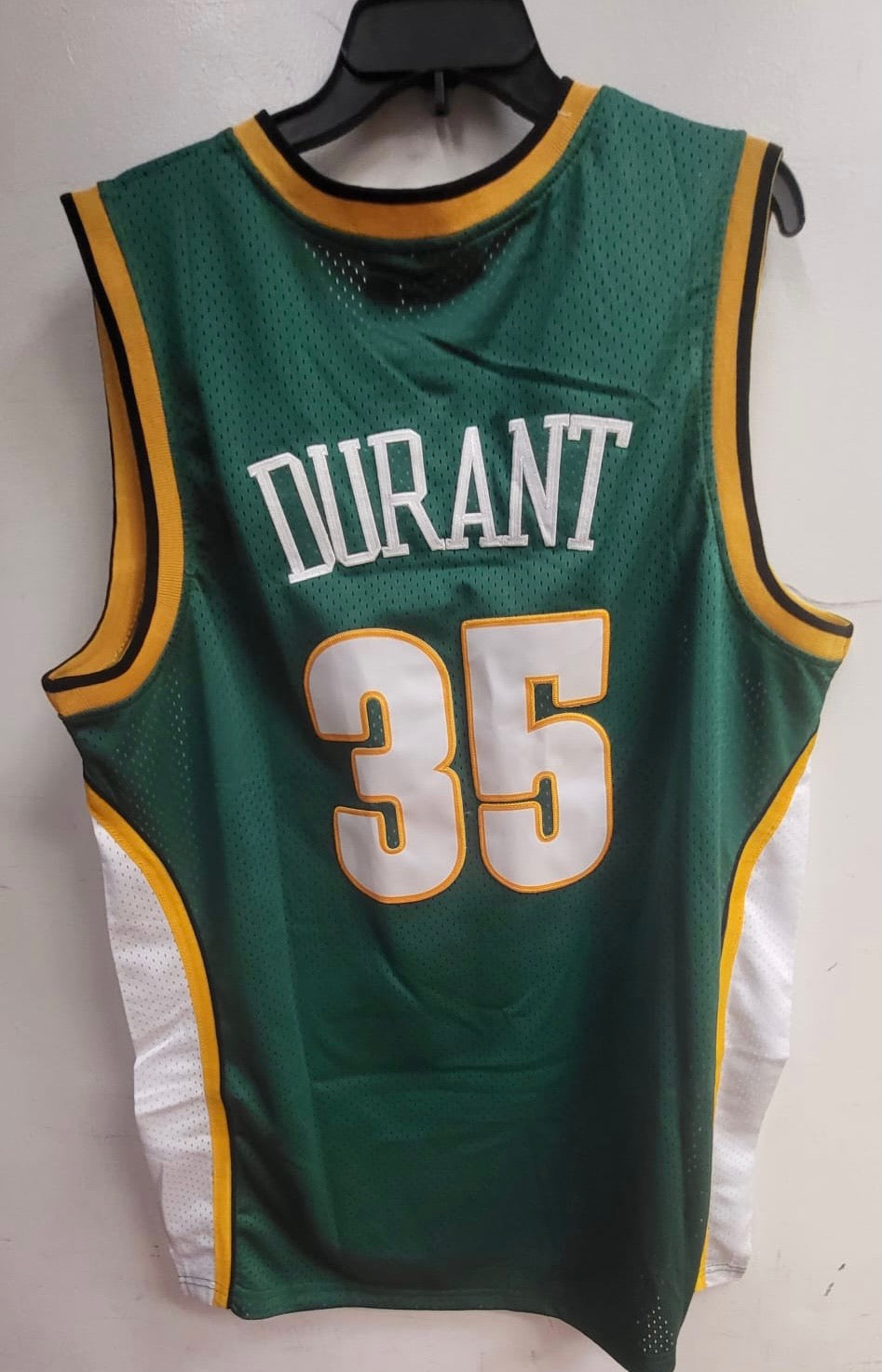 Outerstuff Youth Kevin Durant Seattle Supersonics Green Hardwood Classic  Jersey : : Sports & Outdoors
