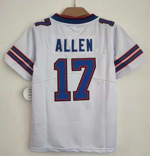 Josh Allen white YOUTH Buffalo Bills Jersey