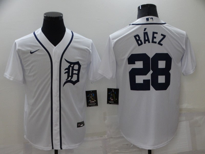 Javier Báez Detroit Tigers Jersey white