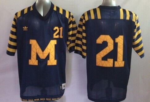 Desmond Howard Michigan Wolverines Jersey blue yellow