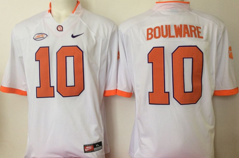 Ben Boulware Clemson Tigers Jersey white NIKE