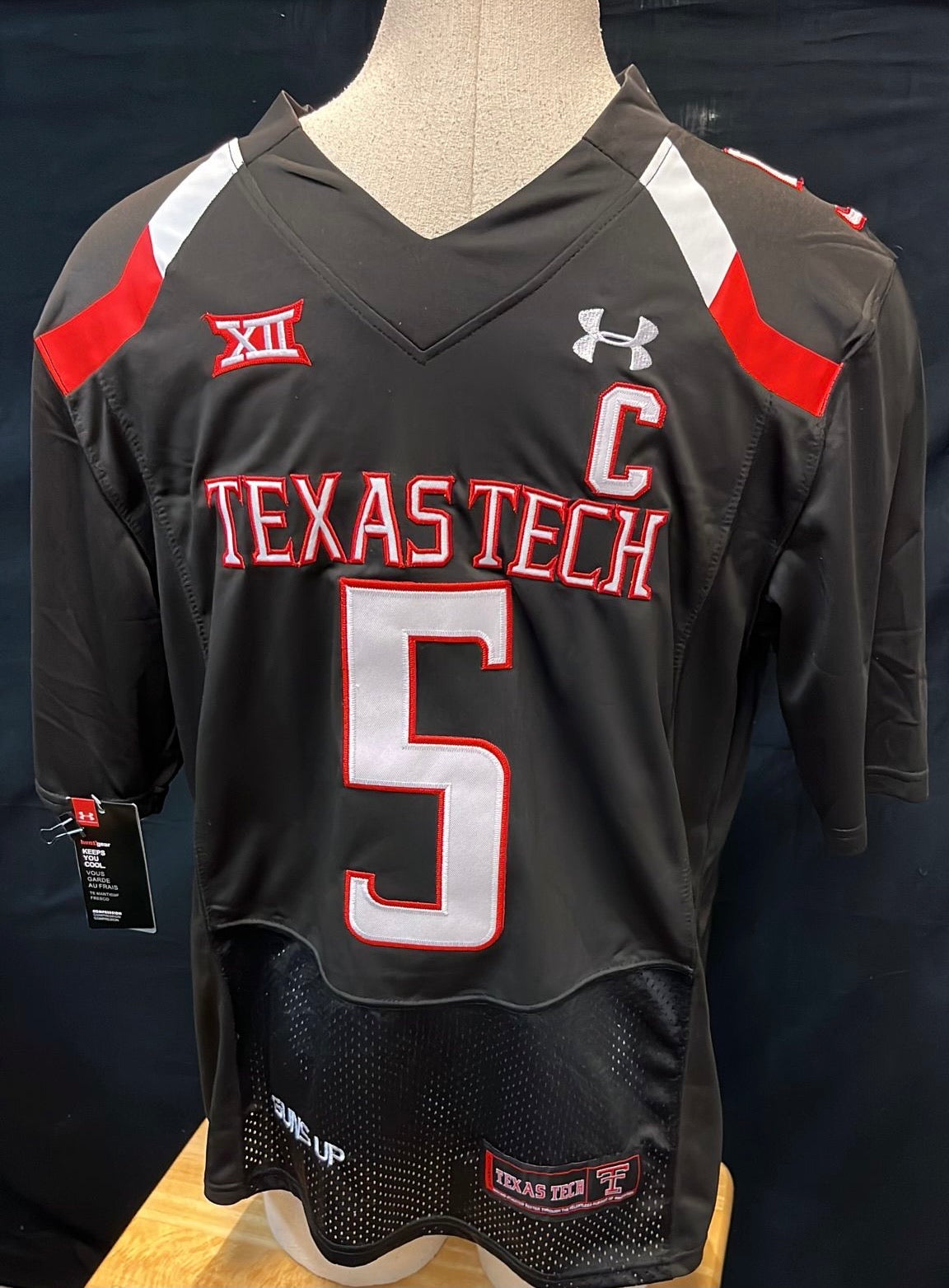 Patrick Mahomes Texas Tech Jersey black – Classic Authentics