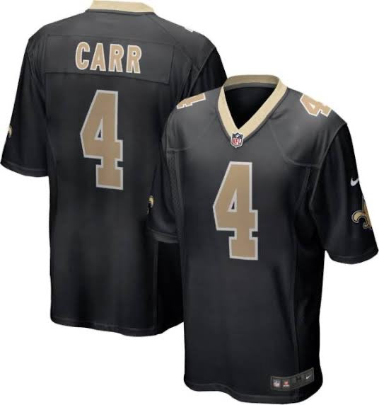 Derek Carr New Orleans Saints Jersey
