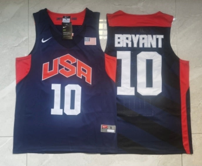 希少!! Nike USA 【KOBE BRYANT 10】ユニフォーム Kobe Bryant Nike Dream Team USA Away Olympic #10 Basketball