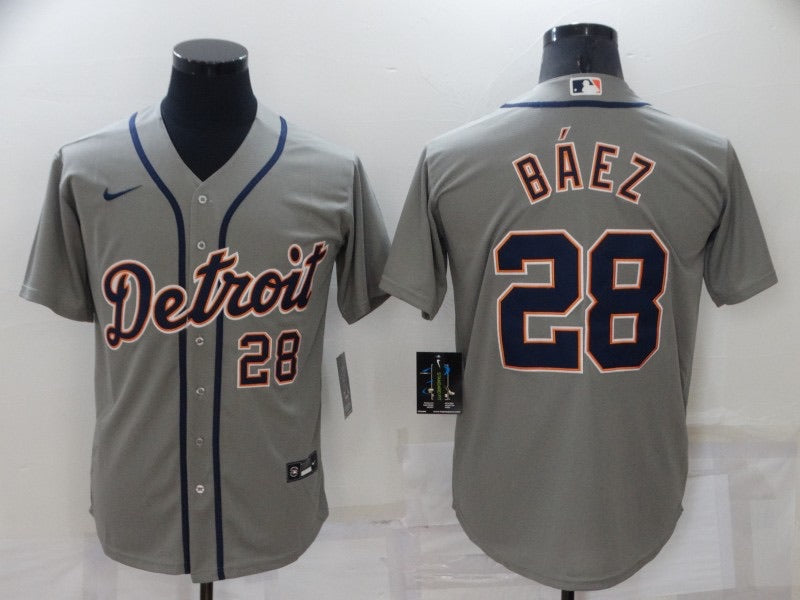 Javier Báez Detroit Tigers Jersey gray