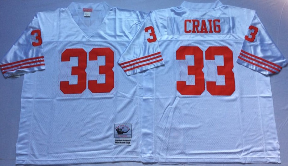 Roger Craig San Francisco 49ers Jersey White