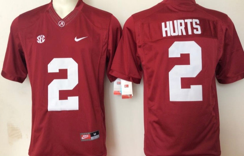 Jalen Hurts Alabama Crimson Tide Official NCAA Nike Jersey – Classic