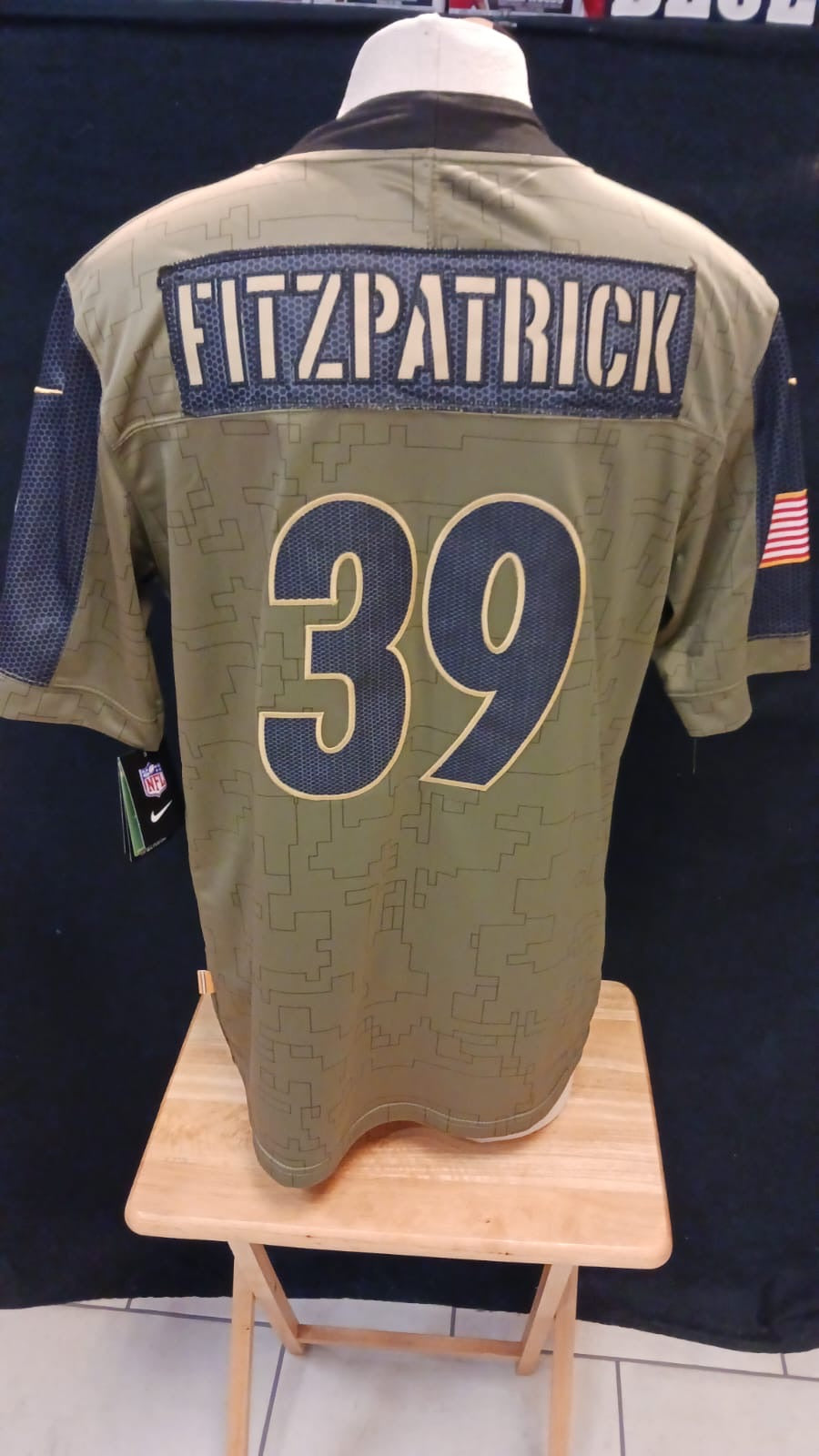 Minkah Fitzpatrick Pittsburgh Steelers Salute to Service Jersey – Classic  Authentics