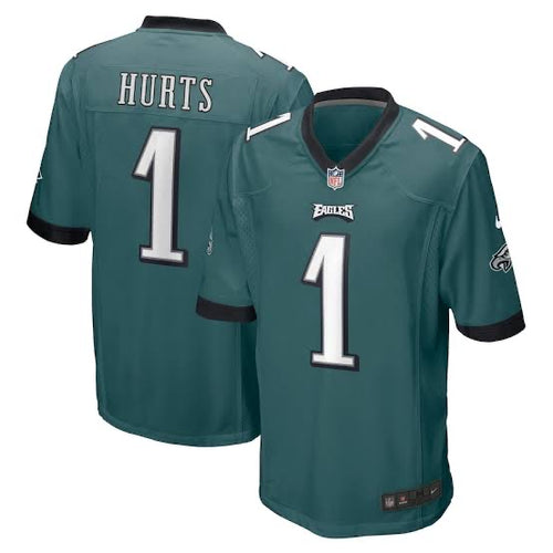 Jalen Hurts Philadelphia Eagles green official NFL NIKE Jersey