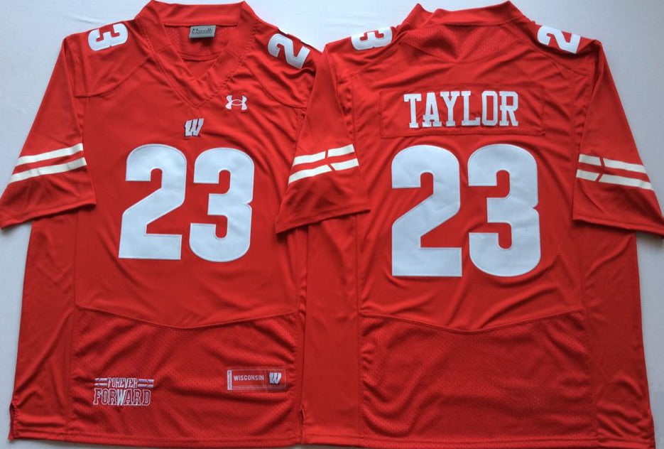 Wisconsin Badgers #23 Jonathan Taylor College Football Jersey