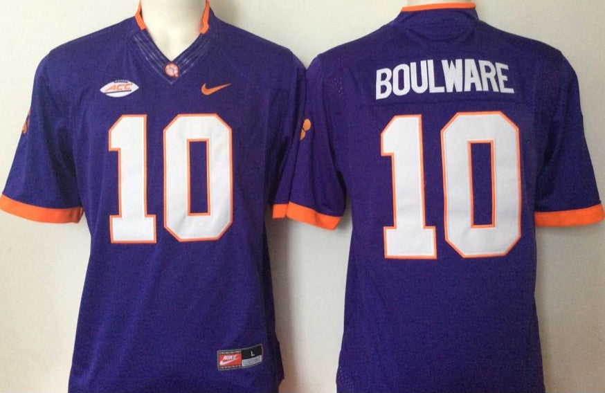 Ben Boulware Clemson Tigers Jersey Nike Classic Authentics