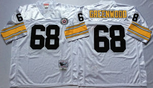 L. C. Greenwood Pittsburgh Steelers Jersey white