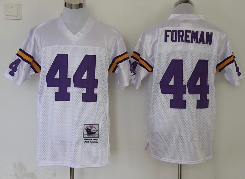Chuck Foreman Minnesota Vikings Jersey white – Classic Authentics