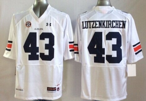 Philip Lutzenkirchen Auburn Tigers Jersey white