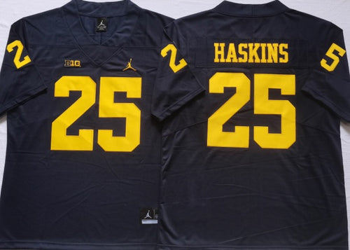 Hassan Haskins Michigan Wolverines Jersey blue