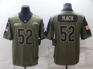 Khalil Mack Los Angeles Chargers military salute to service Jersey –  Classic Authentics