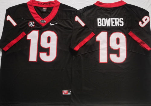 Brock Bowers Georgia Bulldogs Jersey black