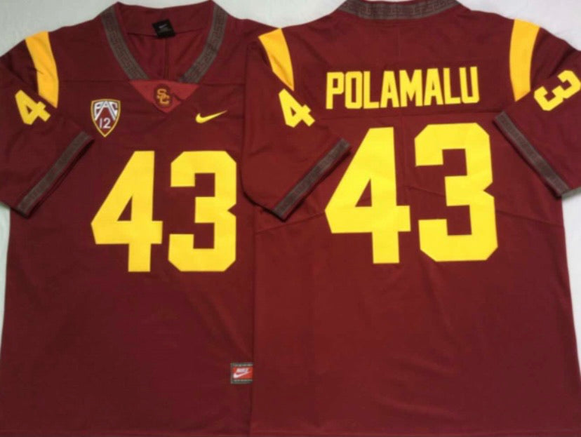 Troy Polamalu USC Trojans Jersey – Classic Authentics