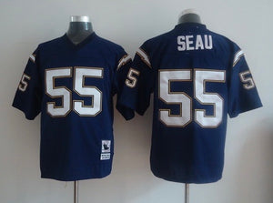 Junior Seau San Diego Chargers Jersey navy blue